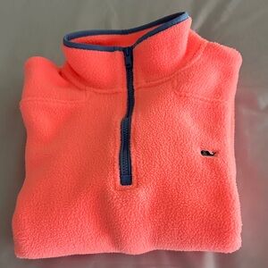 Vineyard Vines women’s Sherpa Coral Fleece Pullover